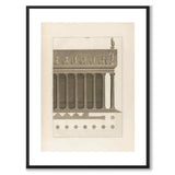 Palladio som vintageillustration och poster från Historly – med vit kant utan titel