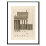 Palladio som vintageillustration och poster från Historly – med vit kant utan titel