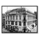 Karl Johans Gate, Oslo 1898 as a historic photograph and poster from Historly – full image without white border