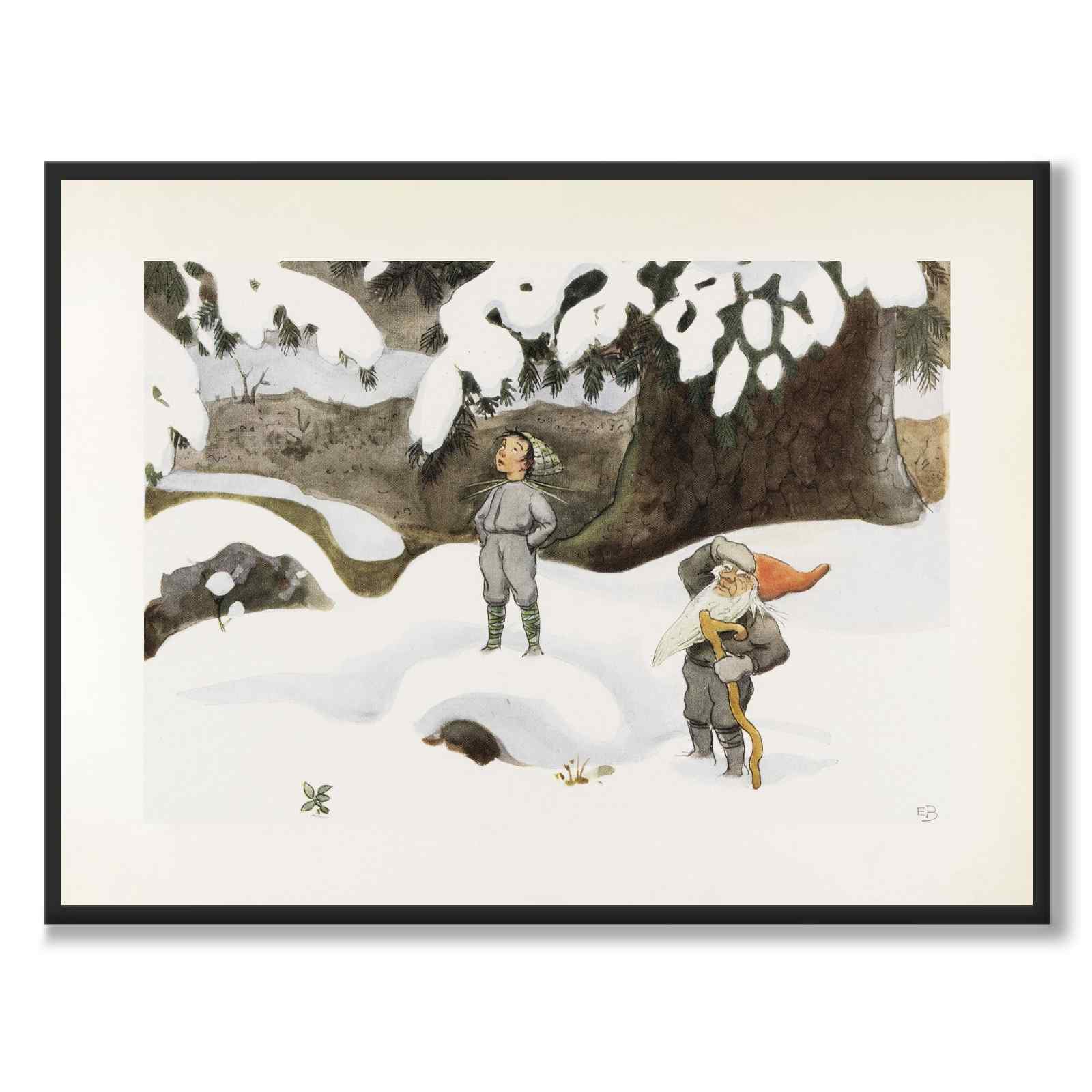 Solägget som poster med nordisk mytologi och folktro från Historly – helbild utan vit kant