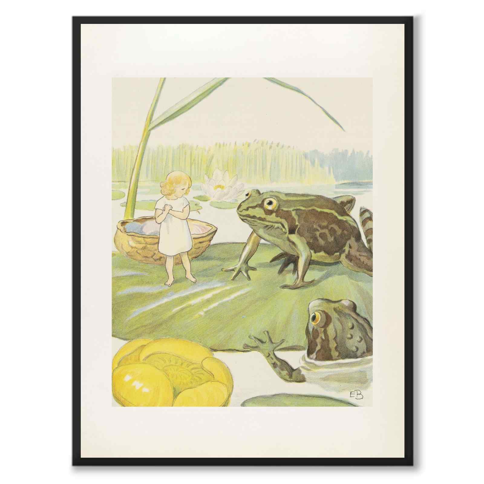 Thumbelina as a poster for a children's room from Historly – full image without white border
