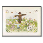 Lasse-liten in the Garden as a poster with Norse mythology and folklore from Historly – full image without white border