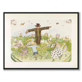 Lasse-liten in the Garden as a poster with Norse mythology and folklore from Historly – full image without white border