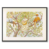 Lasse-liten i trädgården as a poster with Norse mythology and folklore from Historly – full image without white border