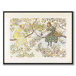 Lasse-liten i trädgården as a poster with Nordic mythology and folklore from Historly – full image without white border