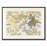 Lasse-liten i trädgården as a poster with Nordic mythology and folklore from Historly – full image without white border