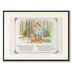 Putte's Adventures in the Blueberry Forest as a poster for a children's room from Historly – full image without white border