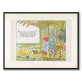Putte's Adventures in Blueberry Forest as a poster for a children's room from Historly – full image without white border