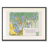 Putte's Adventures in Blueberry Forest as a poster for a children's room from Historly – full image without white border