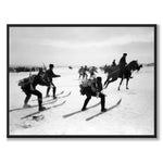 Snørekjøring as a historic photograph and poster from Historly – full image without white border