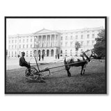 Slotsparken som historiskt fotografi och poster från Historly – helbild utan vit kant