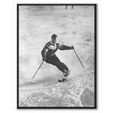 Ski som historiskt fotografi och poster från Historly – helbild utan vit kant