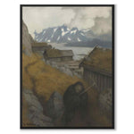 Pesta Farer Landet Rundt as a poster with Nordic mythology and folklore from Historly – full image without white border