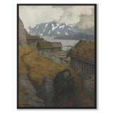Pesta Farer Landet Rundt as a poster with Nordic mythology and folklore from Historly – full image without white border