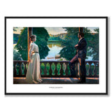 Nordic Summer Evening as an art poster from Historly – with white border and title