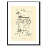 Mechanical Horse som vintageillustration och poster från Historly – med vit kant utan titel