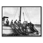 Fiskare 1939 som historiskt fotografi och poster från Historly – helbild utan vit kant