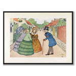 Aunt Green, Aunt Brown and Aunt Lavender as a poster for a children's room from Historly – full image without white border