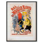 Moulin Rouge som vintageillustration och poster från Historly – helbild utan vit kant