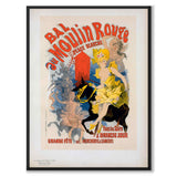 Moulin Rouge som vintageillustration och poster från Historly – helbild utan vit kant