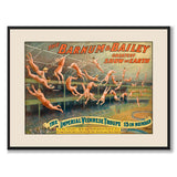 The Barnum & Bailey som vintageillustration och poster från Historly – helbild utan vit kant