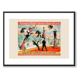 The Barnum & Bailey som vintageillustration och poster från Historly – med vit kant utan titel