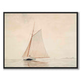 Sailing off Gloucester as an art poster from Historly – full image without white border