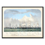 The Stone Fleet as an art poster from Historly – full image without white border
