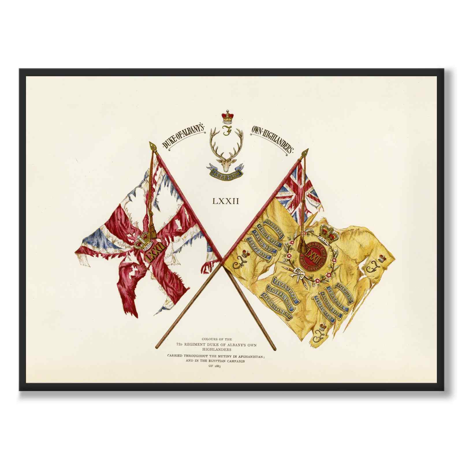 Duke of Albany's som vintageillustration och poster från Historly – helbild utan vit kant