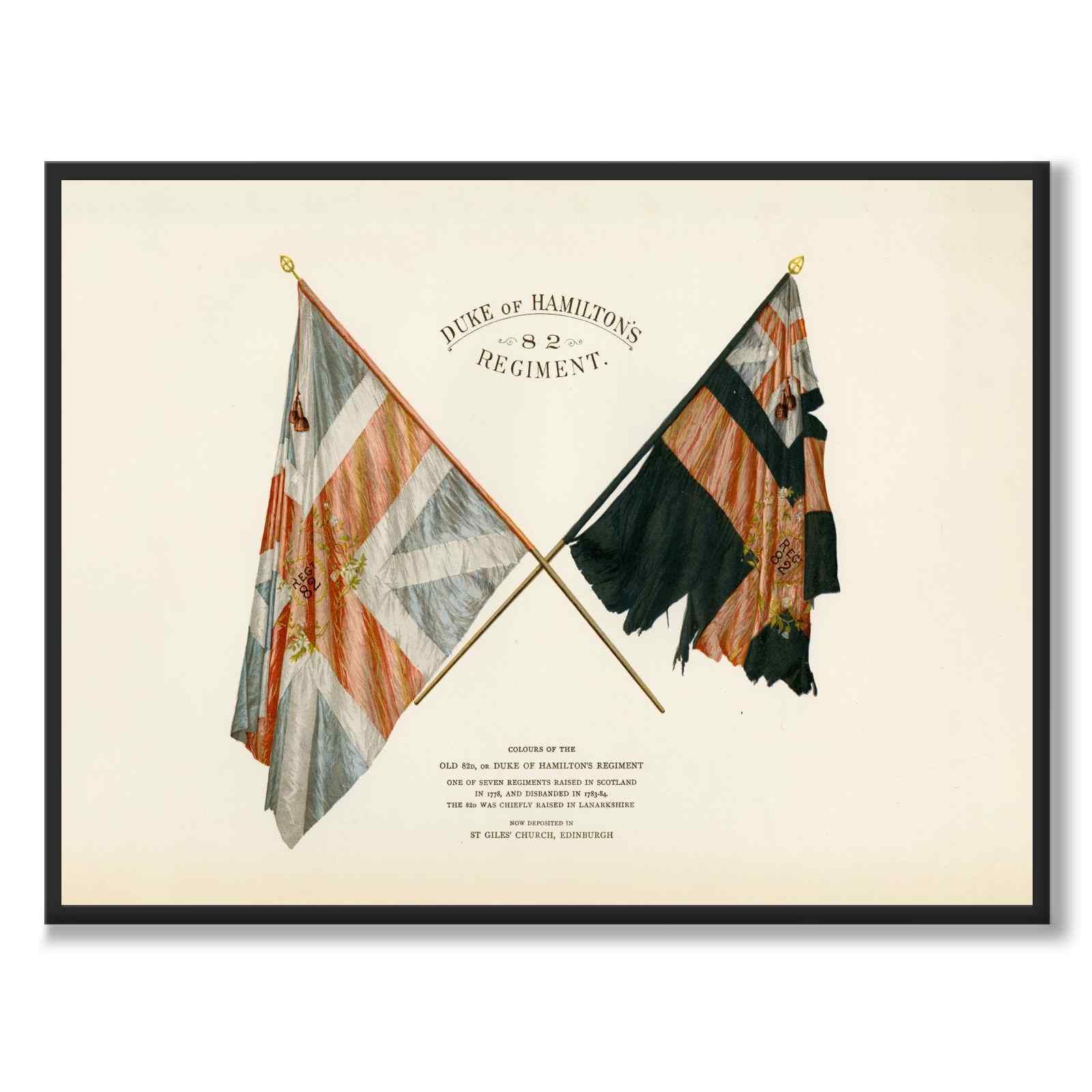 Duke of Hamilton's som vintageillustration och poster från Historly – helbild utan vit kant