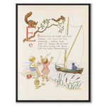 ABC-resan, E as a poster for a children's room from Historly – full image without white border