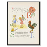 ABC-resan, R S T as a poster for a children's room from Historly – full image without white border