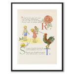 ABC-resan, R S T as a poster for a children's room from Historly – with white border without title