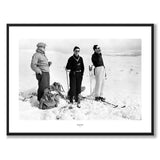 Gausta 1940 as a historic photograph and poster from Historly – with white border and title