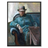Portrait - Hans Jæger by Edvard Munch as an art poster from Historly – full image without white border