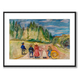 Eventyrskogen av Edvard Munch som konstposter från Historly – med vit kant utan titel