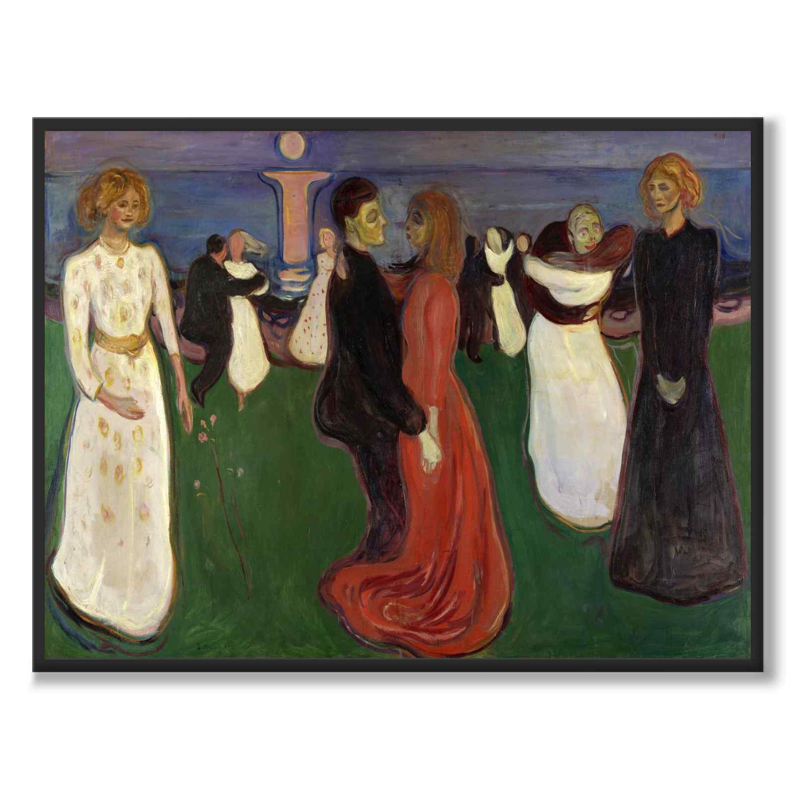 The Dance of Life by Edvard Munch as an art poster from Historly – full image without white border