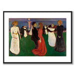 The Dance of Life by Edvard Munch as an art poster from Historly – with white border without title