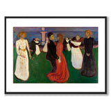 The Dance of Life by Edvard Munch as an art poster from Historly – with white border without title