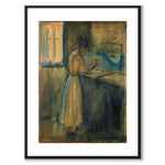 Young Woman Washing Herself by Edvard Munch as an art poster from Historly – with white border without title