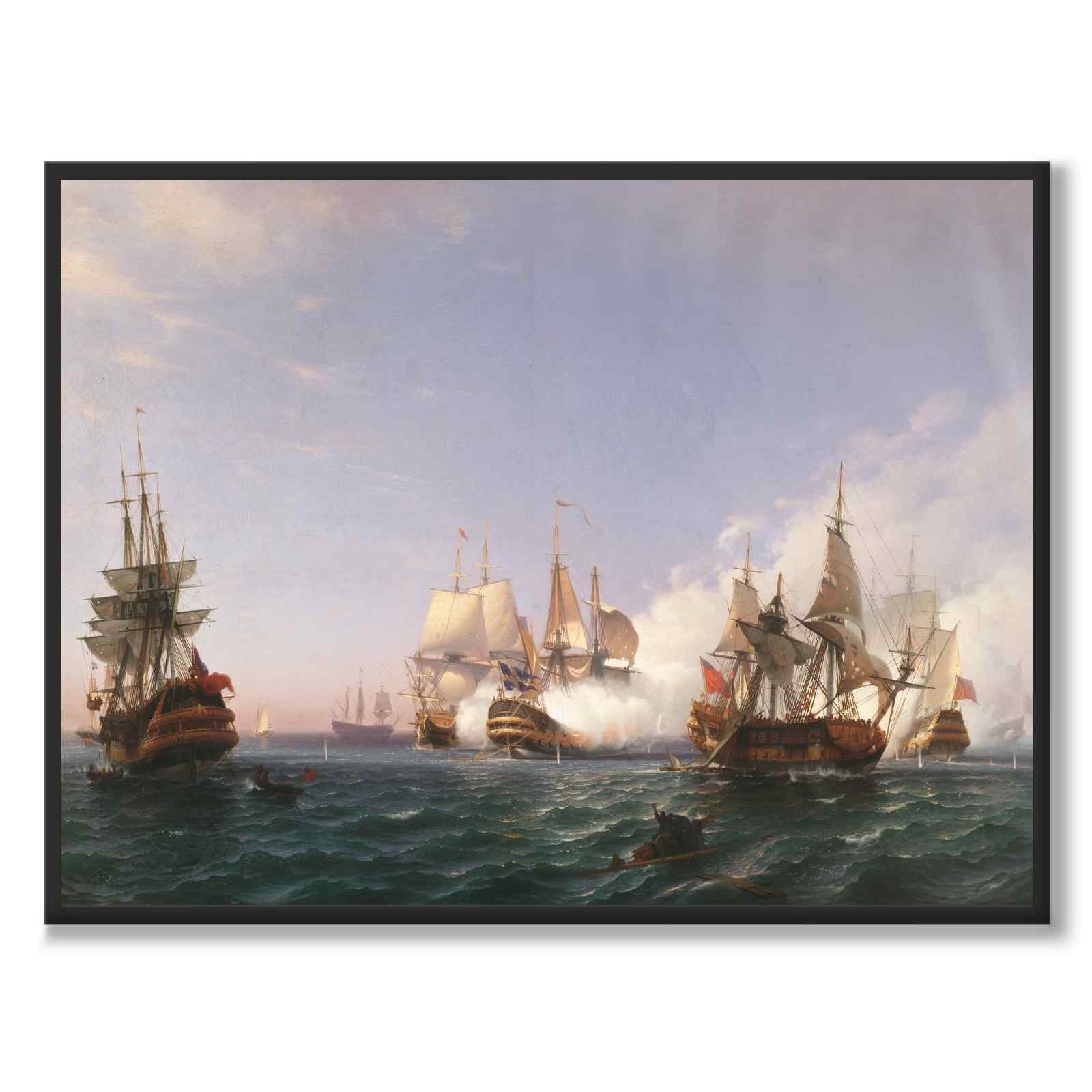 The Ship Öland 1704 as an art poster from Historly – full image without white border