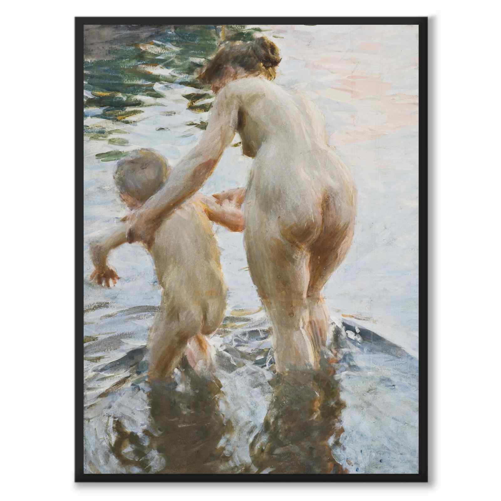 Une première by Anders Zorn as an art poster from Historly – full image without white border