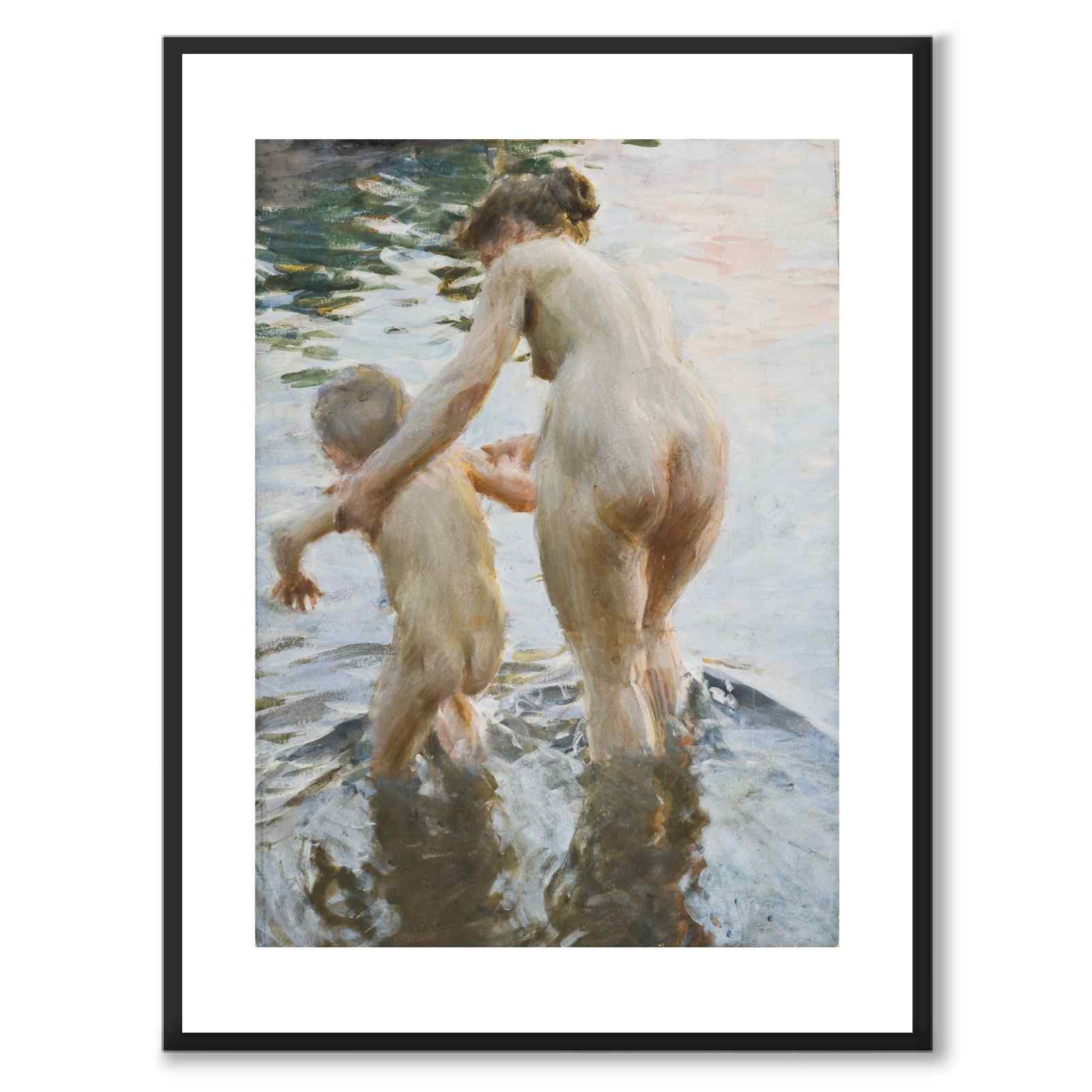 Une première by Anders Zorn as an art poster from Historly – with white border without title