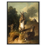 Rabbits as art posters from Historly – full image without white border