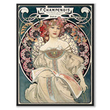 F. Champenois som vintageillustration och poster från Historly – helbild utan vit kant