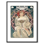 F. Champenois som vintageillustration och poster från Historly – med vit kant utan titel