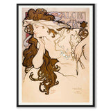 Salon des Cents som vintageillustration och poster från Historly – helbild utan vit kant