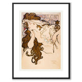 Salon des Cents som vintageillustration och poster från Historly – med vit kant utan titel
