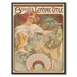 Biscuits lefevre utile as a vintage illustration and poster from Historly – full image without white border