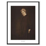Selma Lagerlöf som historiskt fotografi och poster från Historly – med vit kant och titel